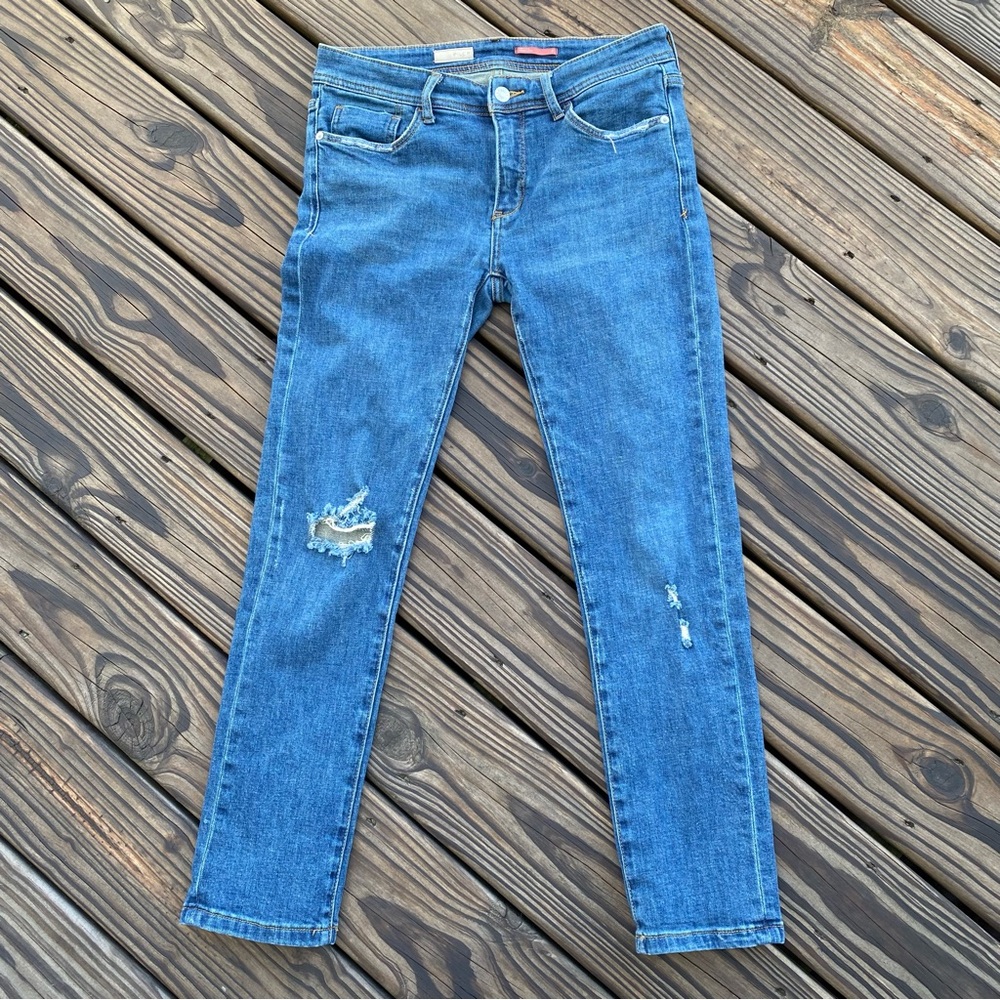 Pilcro Anthropologie Slim Boyfriend Jeans